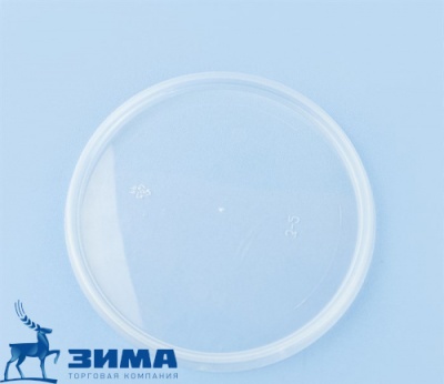 картинка Крышка  к ведру пищевому 0,8 л. d=126 мм прозрачная (400 шт.) от Торговой Компании "Зима"