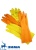 картинка Перчатки латексные с х/б напылением MALIBRI L (1пара/12 пар) от Торговой Компании "Зима"
