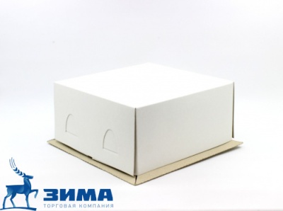картинка Коробка д/ тортов (ВЕРХ+ДНО) 35х35х40 (комплект 20шт ) от Торговой Компании "Зима"