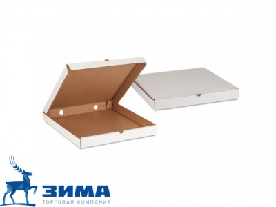 картинка Коробка пицца 320х320х45 белая  (50 шт) от Торговой Компании "Зима"