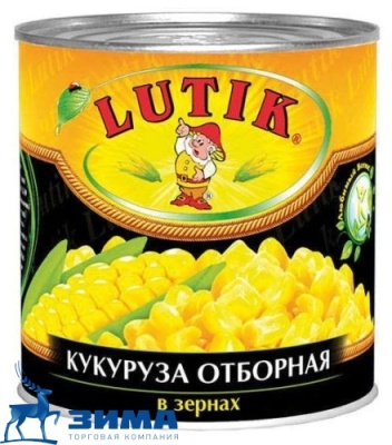 картинка Кукуруза 425 мл Lutik (упаковка 12 шт) от Торговой Компании "Зима"