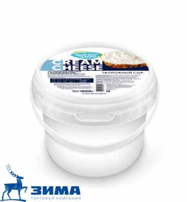 картинка Сыр творожный сливочный 60% Чудское озеро (ведро 1 кг)  от Торговой Компании "Зима"
