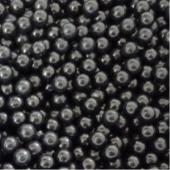 AI27983 Драже сахарное-блестящие шарики черные, 8 мм, в...
