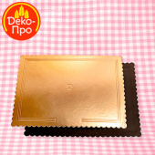 24738 Подложка картон (толщ.3 мм) золоточерный 300х400.