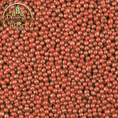 20165 Посыпки Шарики красные перламутровые d2мм (уп.1 кг)