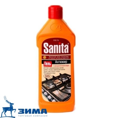 картинка Ср-во для чистки плит"Sanita"500 мл (20шт) от Торговой Компании "Зима"