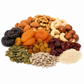 Сухофрукты, семена и орехи Сухофрукты, семена и орехи