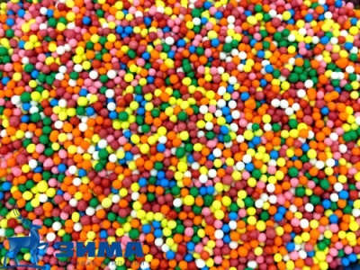картинка Посыпки Шарики разноцветные МИКС г.Калуга (мешок 10 кг) от Торговой Компании "Зима"