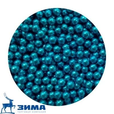 картинка Драже сахарное-металлиз.шарики голубые,4мм (1кг) AI28230                   от Торговой Компании "Зима"