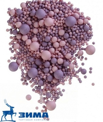картинка ДРАЖЕ ЗЕРНОВОЕ взорванные зерна риса в цветной глазури (Розовое,сиреневое) (уп1,5 кг)#093М от Торговой Компании "Зима"