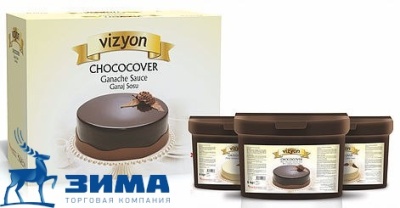 картинка Ганаш шоколадный крем Vizyon (ведро 6 кг) от Торговой Компании "Зима"