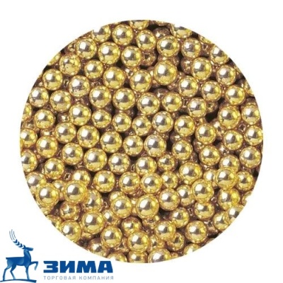 картинка Драже сахарное-золотые шарики, 2 мм, (1кг) AI28320 от Торговой Компании "Зима"