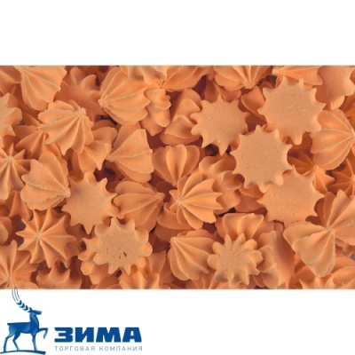 картинка Сахарные фигурки МИНИ-БЕЗЕ оранжевые 250 г (1 штх 250 гр) (коробка 9 шт) tp69225 от Торговой Компании "Зима"